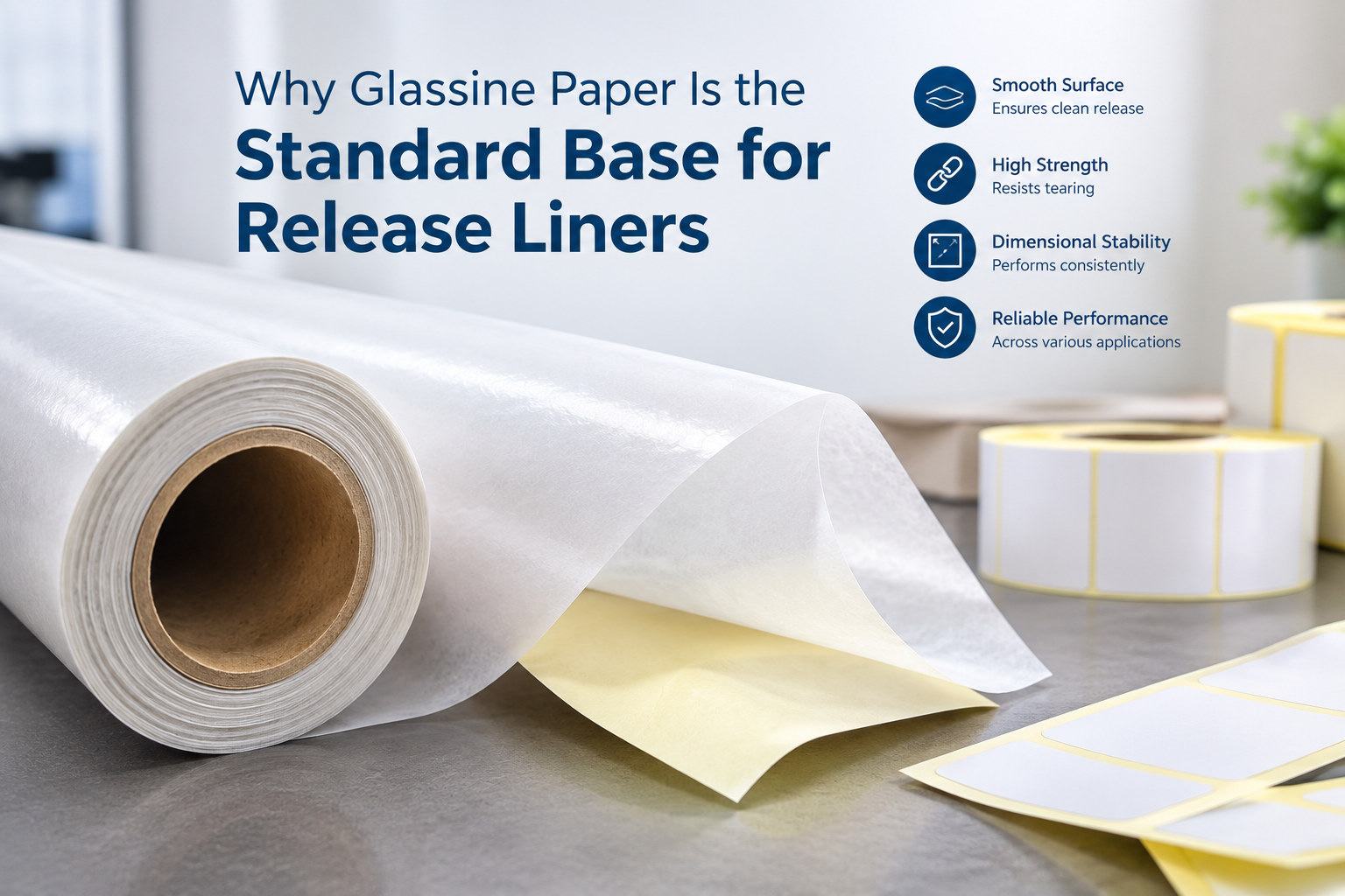 Why Glassine Paper Is the Standard Base for Release Liners
