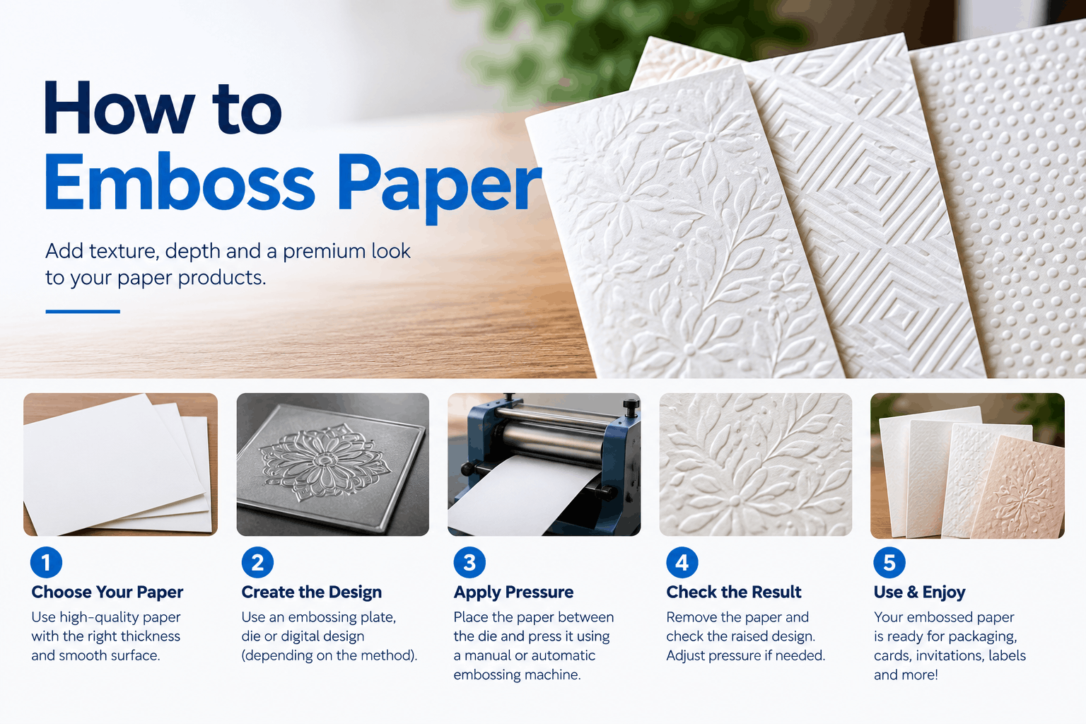 How to Emboss Paper